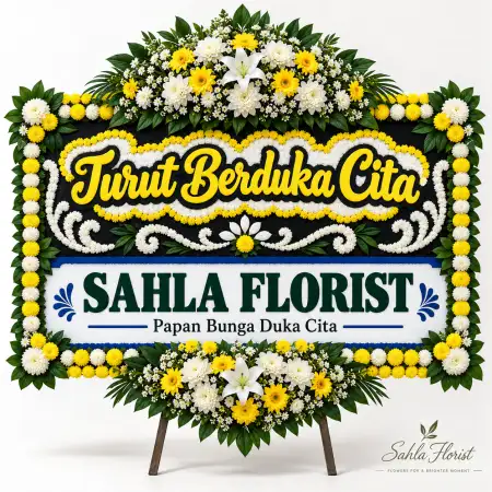 Papan Bunga Duka Minahasa